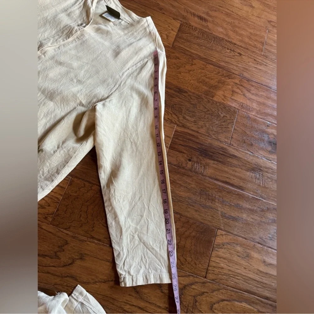 Vintage Blue Cactus‎ 2 Piece Set Linen Maxi Dress - Picture 11 of 11